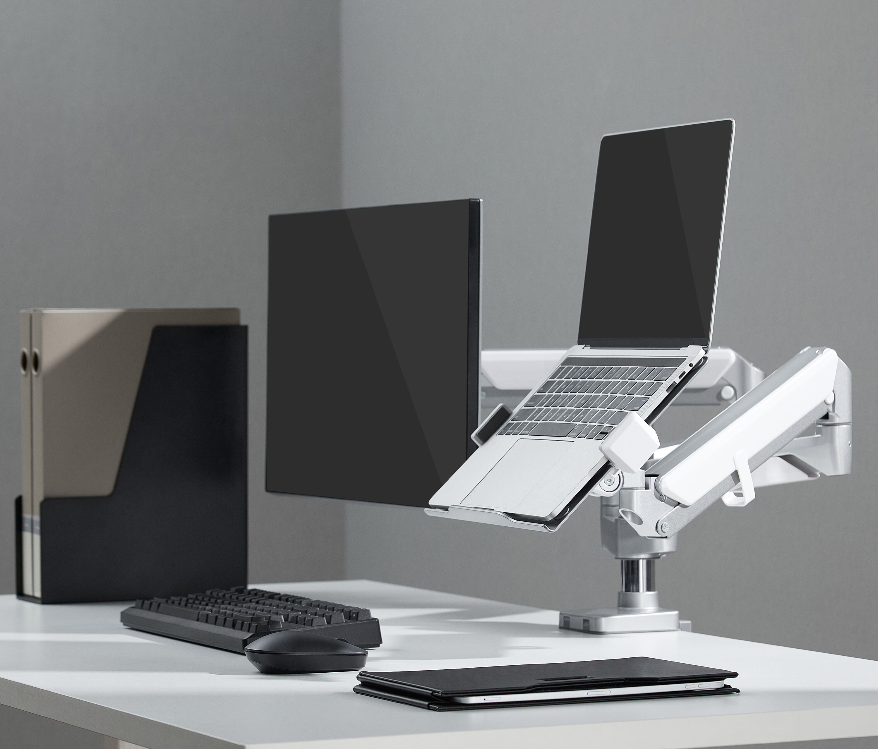 Laptop Halterung für VESA Monitorarme