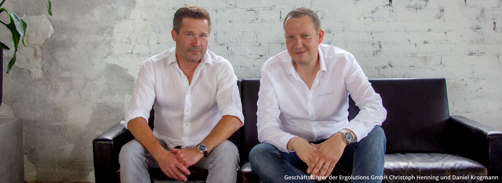 Foto der beiden Ergolutions GmbH Geschäftsführer: Christoph Henning / Daniel Krogmann