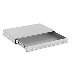 Slimline Schublade grau