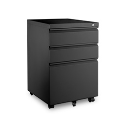 Metall Rollcontainer Schwarz