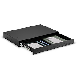 Slimline Schublade schwarz