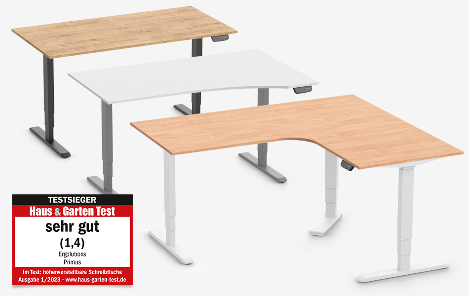 KOMPLETT-SCHREIBTISCHE <br>450 MODELLE VERFÜGBAR