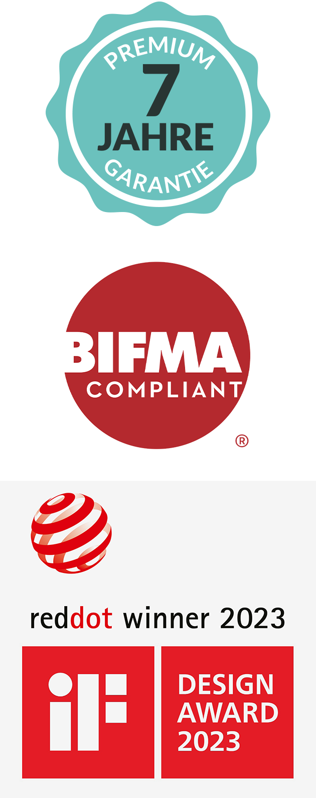 7 Jahre & Bifma & Reddot